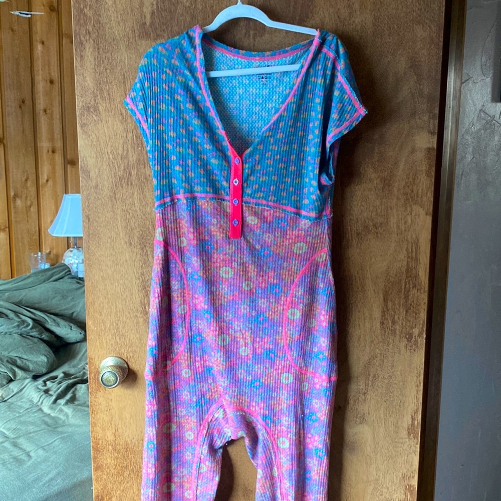 Natural Life Mix & Match Waffle Thermal Jumpsuit